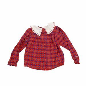 OshKosh Vinatge Plaid Blouse 6